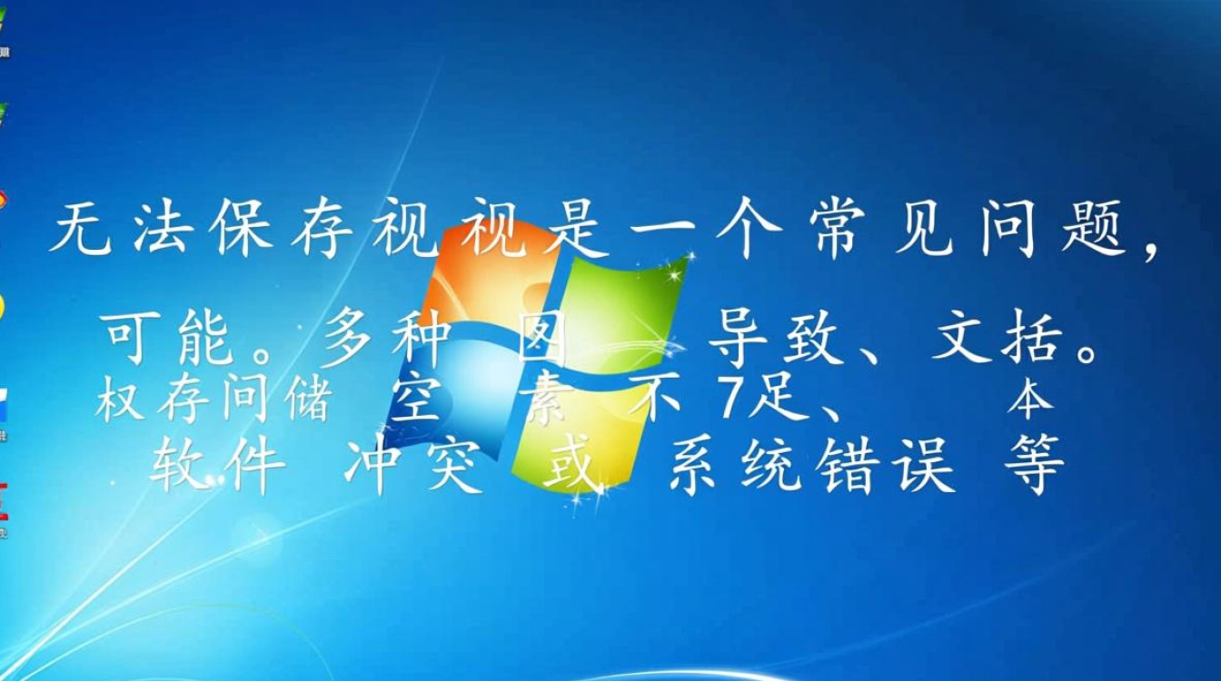 Windows无法保存视频怎么办？解决方法与原因分析-第1张图片-99系统专家