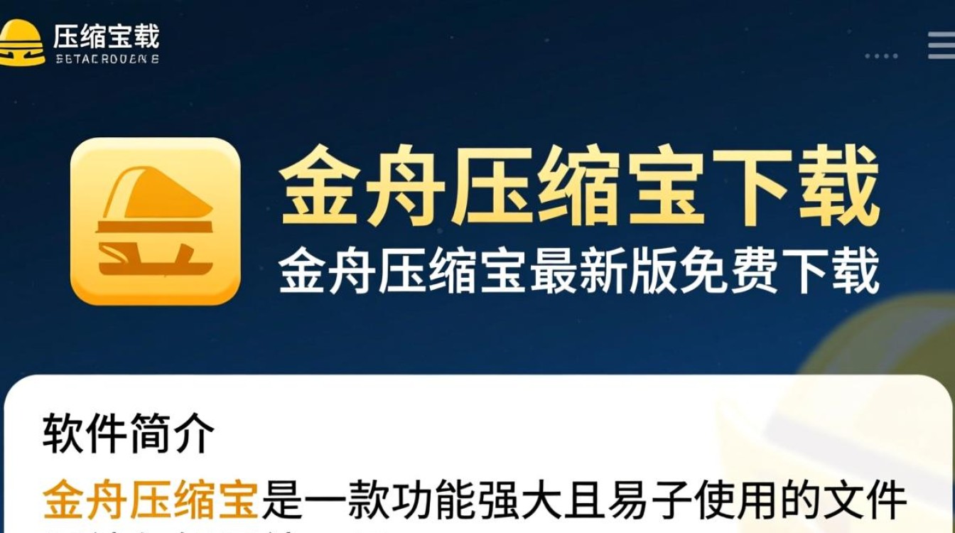 金舟压缩宝最新版下载安全吗？有没有官方正版下载渠道？-第2张图片-99系统专家