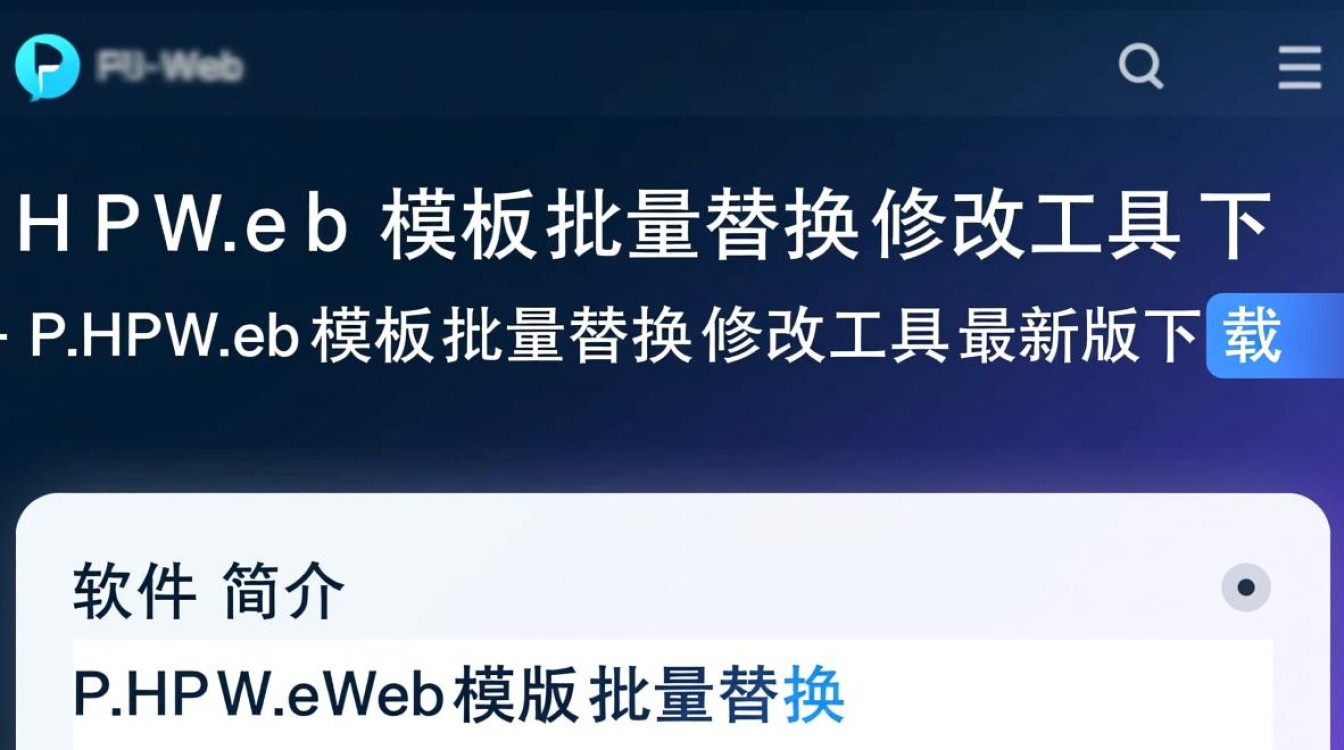 PHPWeb模板批量替换修改工具最新版下载在哪里找？-第3张图片-99系统专家