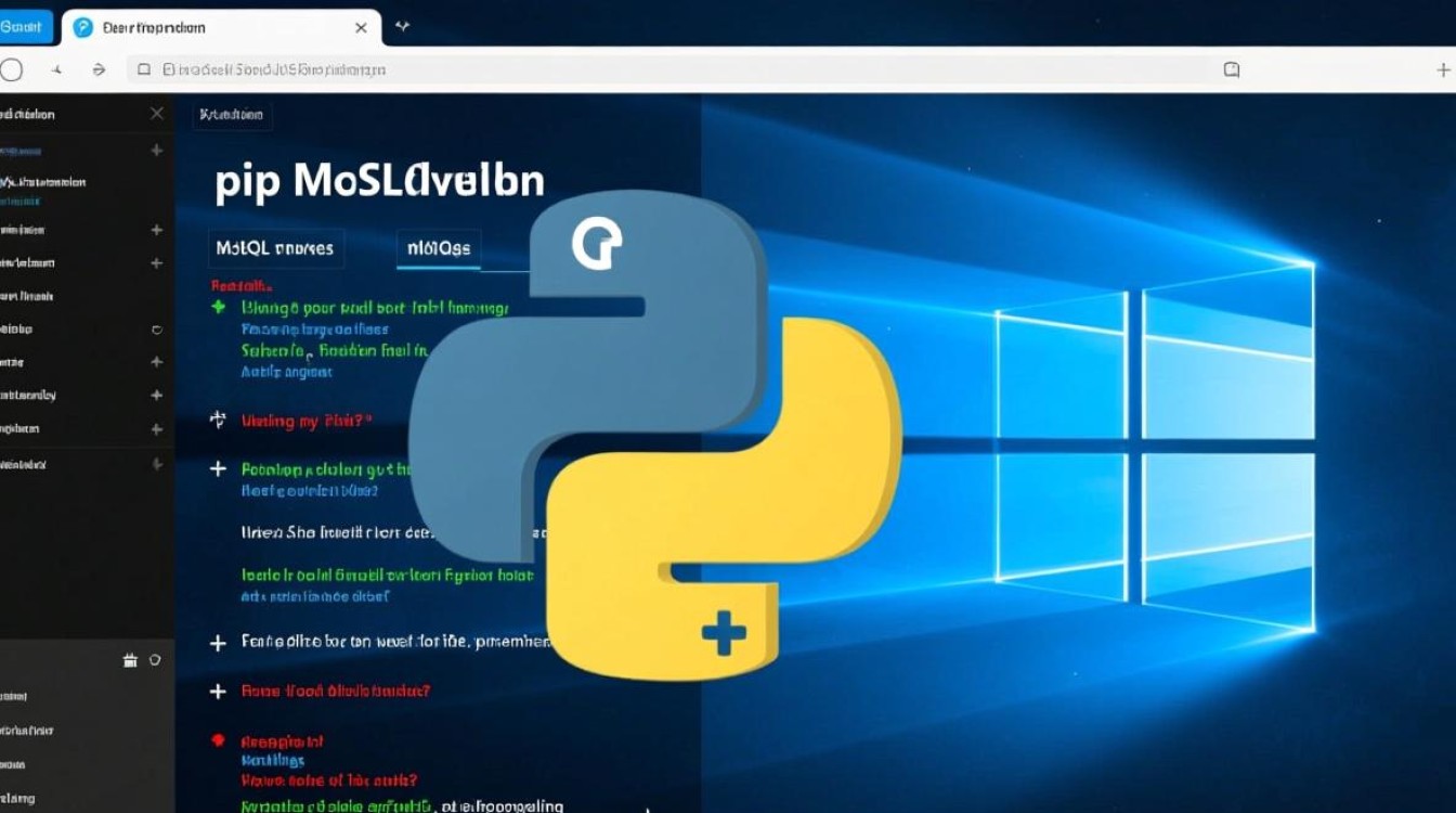 pip在Windows上安装MySQL报错怎么解决？-第1张图片-99系统专家